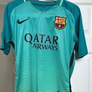 Nike Barcelona Messi Soccer Jersey. AUTHENTIC